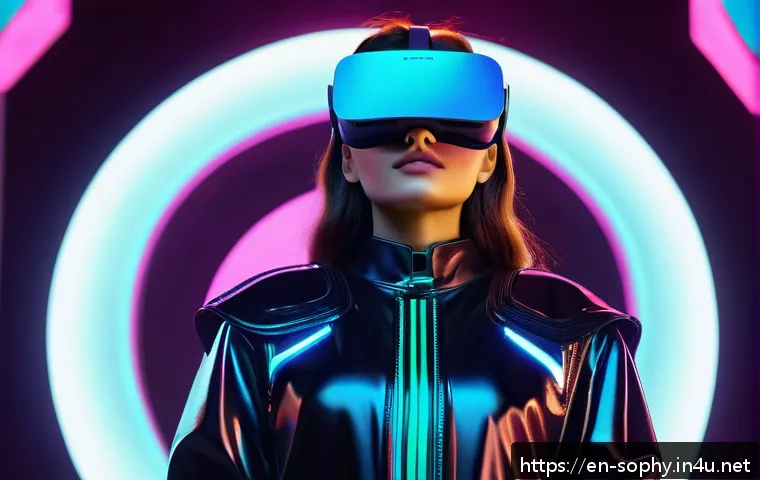 소피루비의 등장 배경 - A vibrant digital concert scene featuring Sophie Ruby, a futuristic virtual idol with bright, approa...