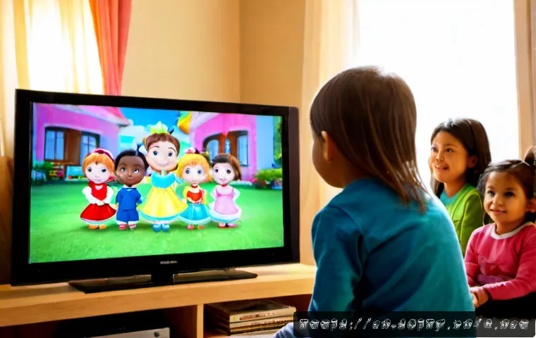 소피루비의 다국적 팬 층 - Photorealistic scene of a diverse group of children and parents from different cultural backgrounds ...